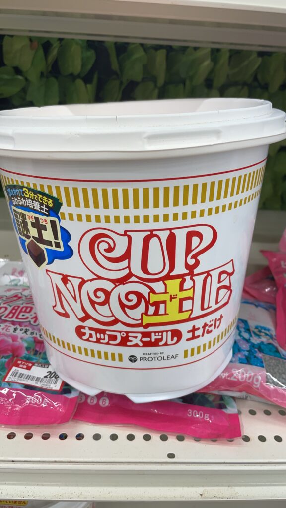 カップヌードル土だけ